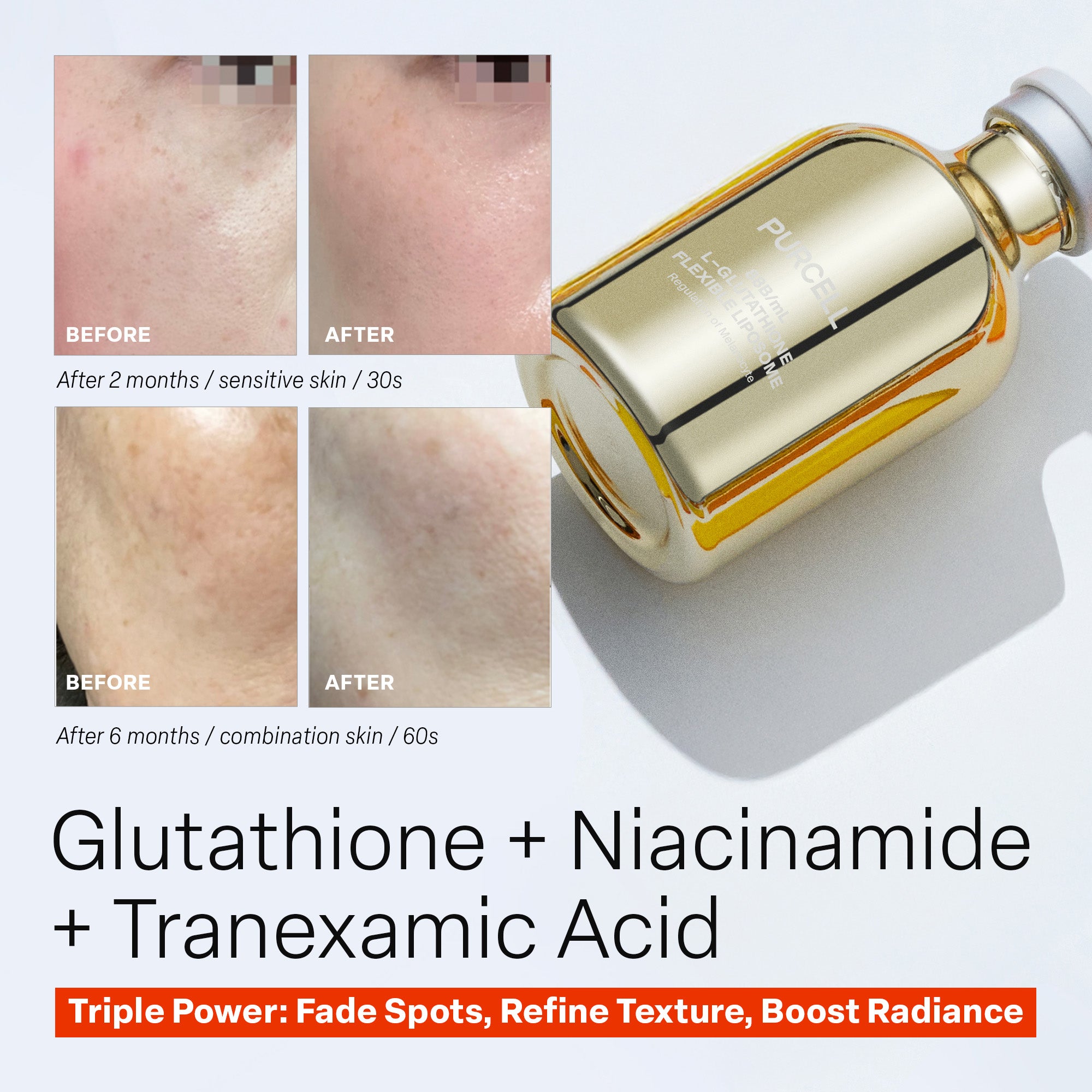 PURCELL 88B/mL L-Glutathione Flexible Liposome 30ml PURCELL 88B/mL L-Glutathione Flexible Liposome 30ml