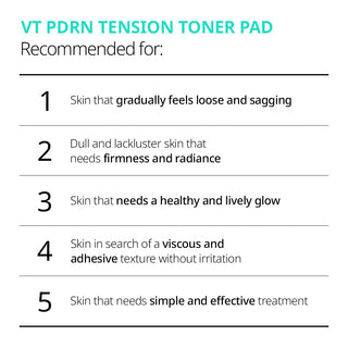 VT PDRN Tension Toner Pad