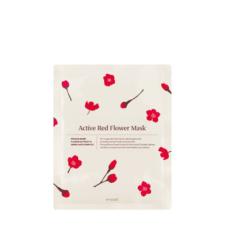 Hyggee Active Red Flower Mask