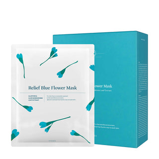 Hyggee Relief Blue Flower Mask